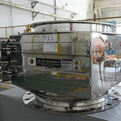 高勾配自己洗浄式永久磁石セパレータ、連続鉄除去用空気圧駆動